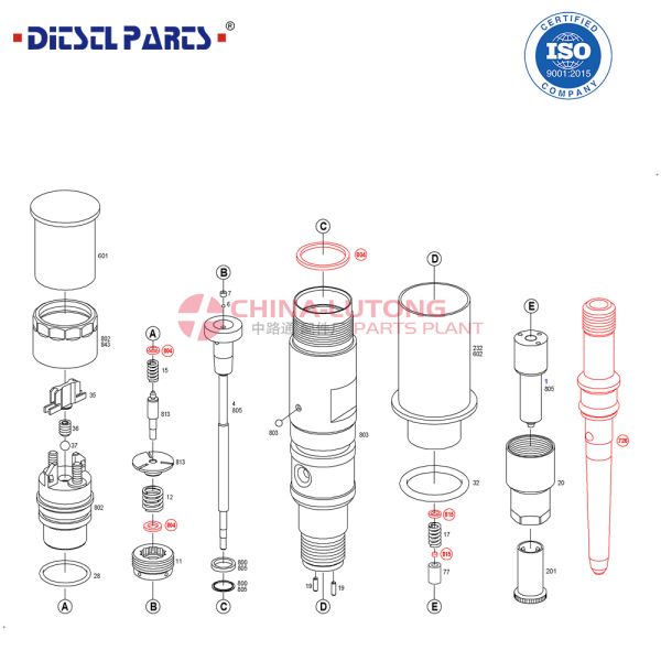 0 445 120 110 common rail fuel injector for Yuchai YC6J 0 445 120 110, Injector CR, Common Rail system , 0445120110