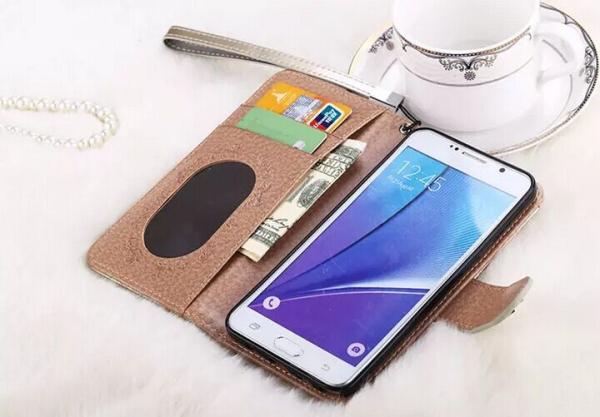 Luxury CC PU leather TPU Case Cover For iPhone 4 5 6 plus SAMSUNG S6 S7 NOTE 3 5