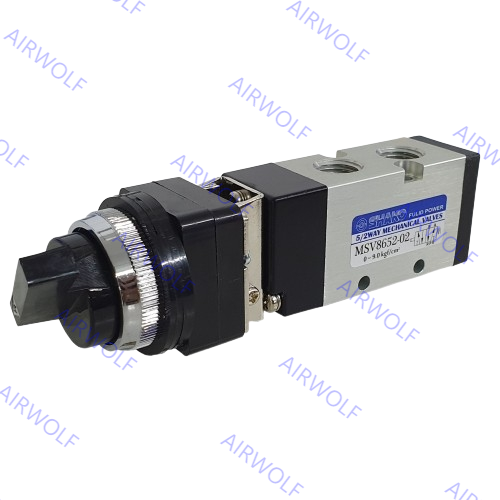 MSV8652-02R MSV8652-02TB MSV8652-02LB MSV8652-02PB SHAKO 5/2 way Mechanical Valve 1/4