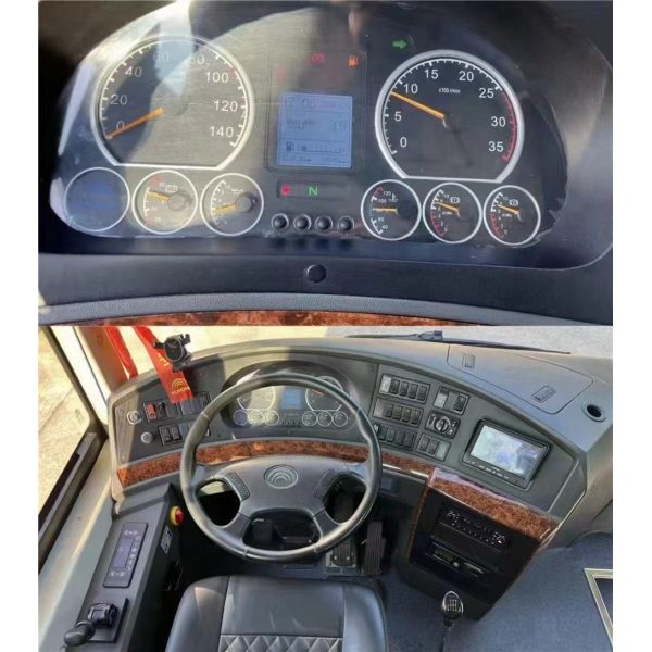 Роскошный автобус перемещения 2017 автобус Zk6125HQ подержанное Buss года 55seat Yutong для продажи