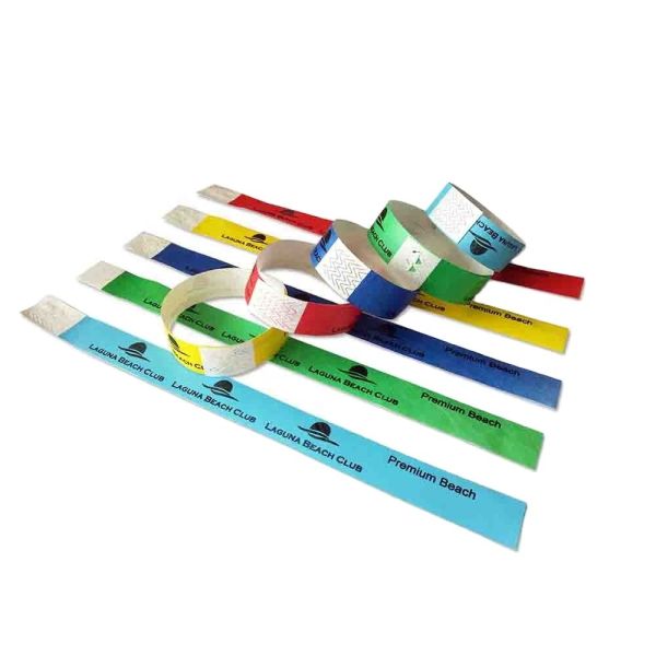 Durable Purple Tyvek Wristbands for One Time Events 250*25mm/250*19mm