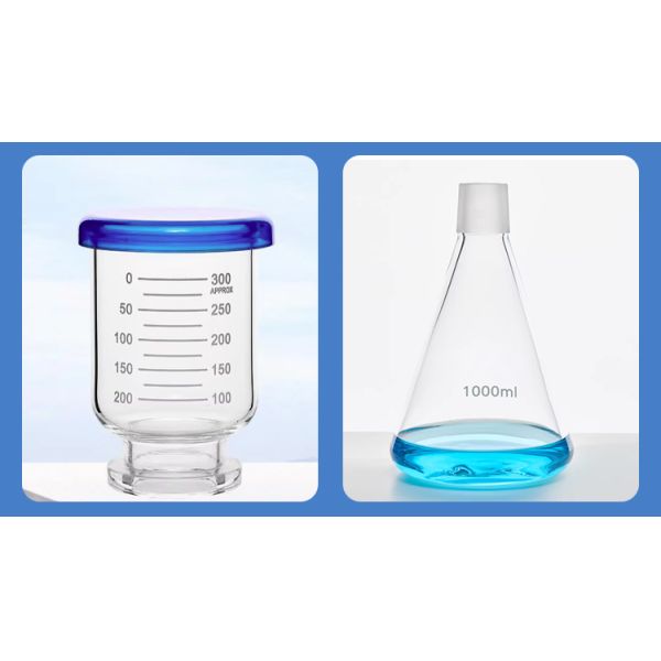 Laboratory Analysis Glass Solvent Vacuum Filtration Distillation Apparatus Vacuum Suction Filter Device