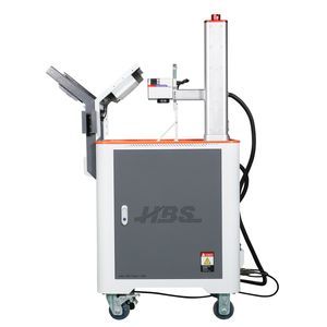 20W 30W 50W Handheld Fiber Laser Marking Engraving Machine For Copper Brass Steel