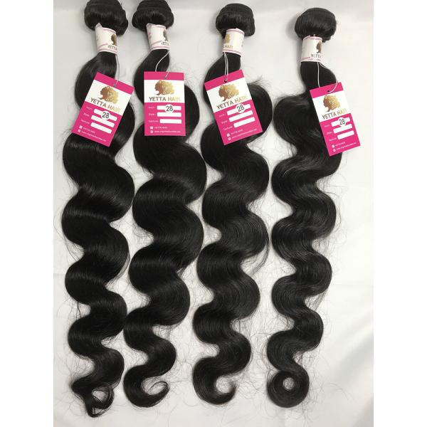 Cabelo brasileiro do Virgin grosso completo da onda do corpo de Yetta 4 pacotes com Frontal