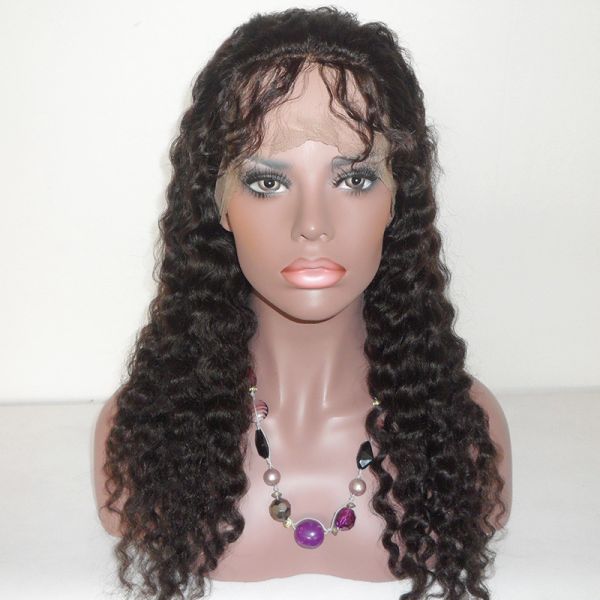 Unprocessed Tangle Free Human Hair Wholesale/100 Brazilian Virgin Hair Full Lace Wigs