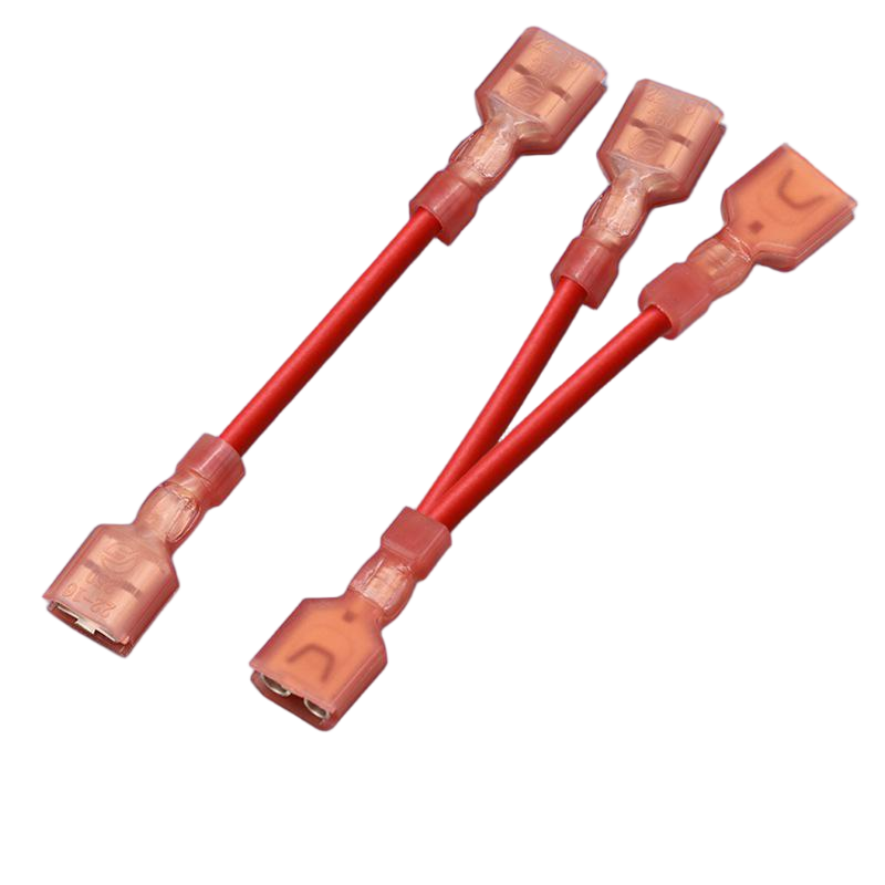 Bespoke 6.3mm 250‑Series Fully Insulated Quick Disconnect Pre‑Crimped Wire Harness, 4‑Style Terminal Cable Assembly for Home Appliance, RoHS Compliant Made in China