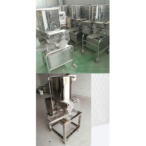 Автоматическая машина панированого цыпленка гамбургера машины создателя пирога мяса