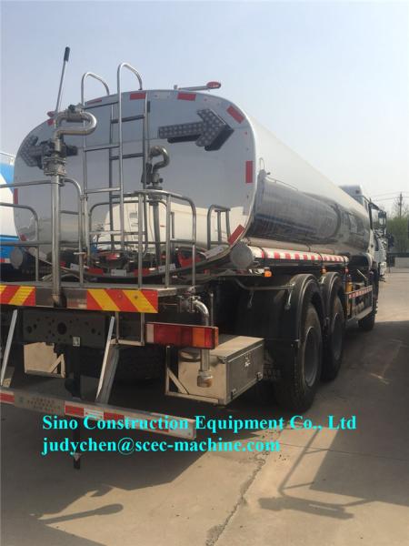 Veículo com rodas 23 Ton Aluminum Water Tanker Truck do veículo de tanque 10 da água da bebida 23CBM