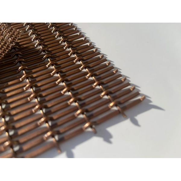Customized Architectural Woven Wire Mesh Stainless Steel Decorative Panels