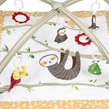 BSCI Plush Play Mat Baby , Tummy Time Gym Mat 5.28 Pounds