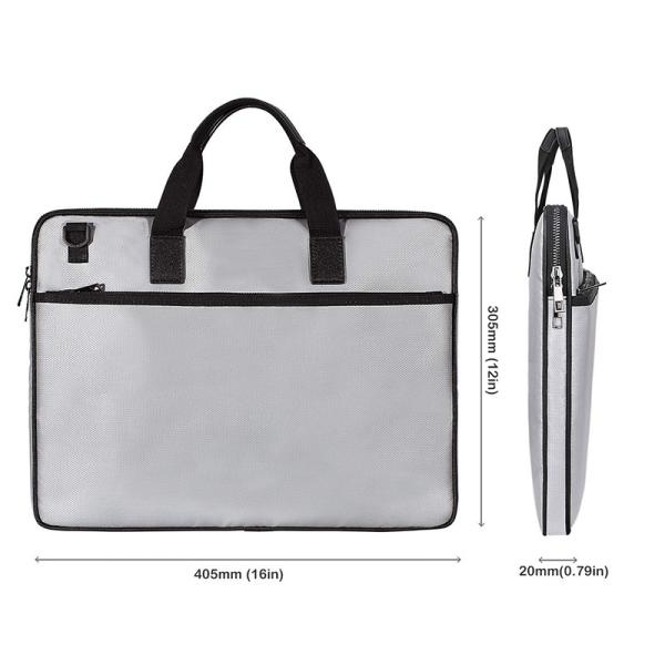 Large Capacity Fireproof Waterproof Bag For 13 - 13.3 Inch Laptops