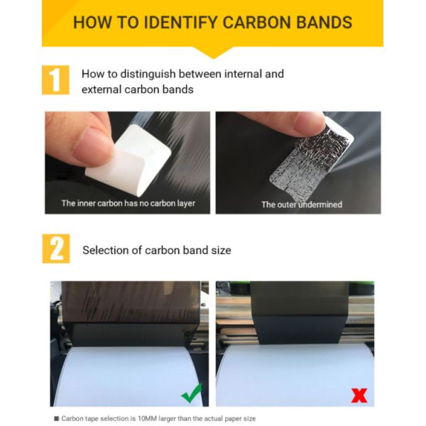 Brother Black Thermal Transfer Ribbon Wax Resin Ribbon 110mmx300mtr