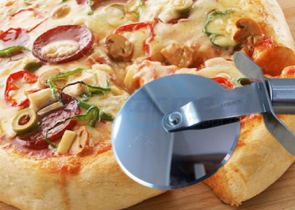 O queijo do bolo e da pizza roda o cortador da faca da pizza/ferramentas de aço inoxidável da cozinha
