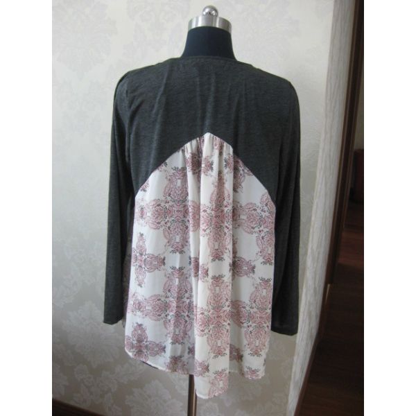 V Neck Womens Plus Size Dressy Tops Soft Touch 80% Polyester 20% Rayon