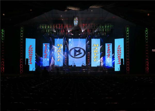 Waterproof P3.9 Led Wall Screen Display Outdoor , Led Video Wall Hire SMD1921