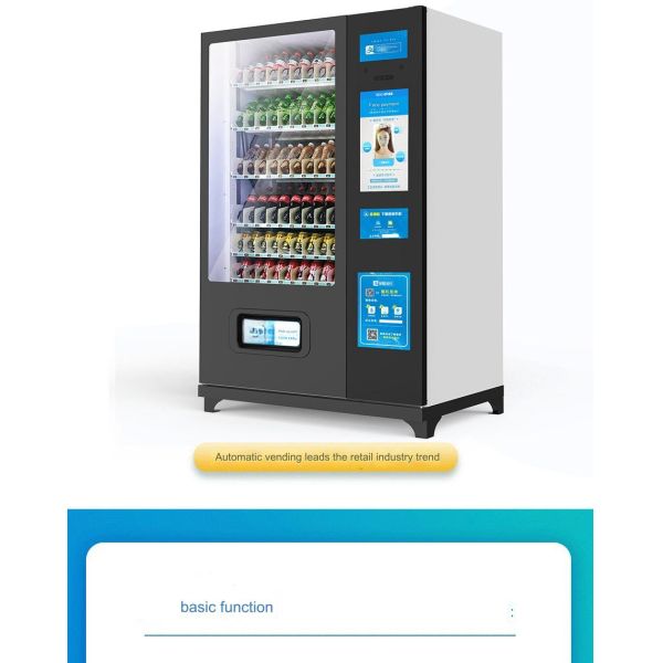 50W-684W Temperature Controlled Ice Vending Machine for Foods and Drinks Compact Size