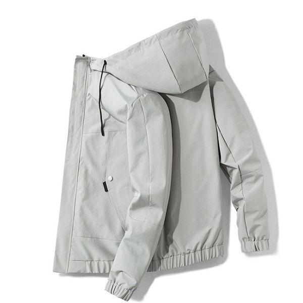 Windbreaker куртки XS-4XL застежка-молнии людей 100% полиэстер полный облегченный идущий