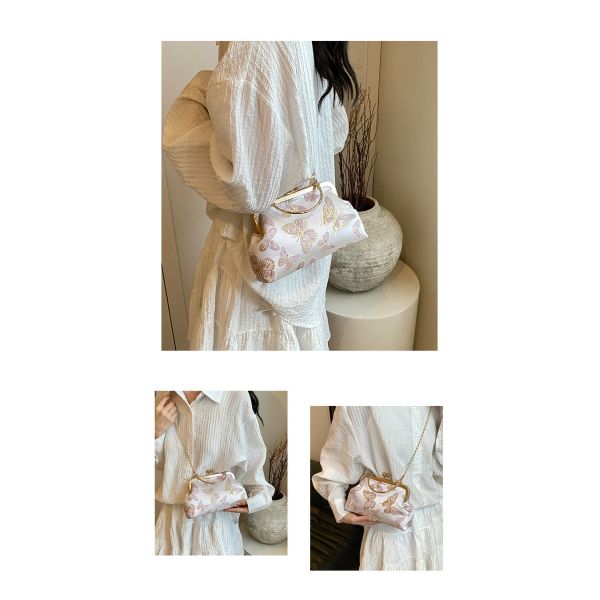 NOVA BOLSA DE JANETAS CHEONGSAM DE ESTILO CHINESE PARA MUJERES 2024 Primavera/Verão NOVA BOLSA DE MANOS