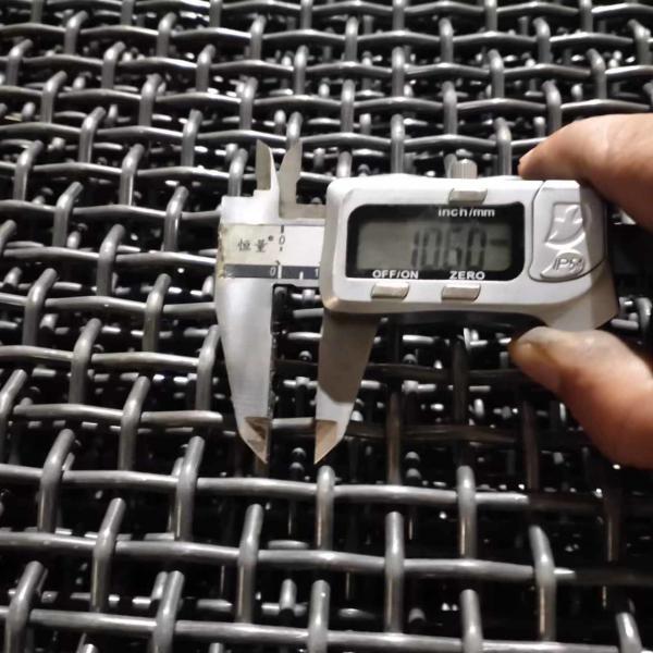 304 Stainless Steel Crimped Wire Mesh For Animal Cage Or Vibrating Screen