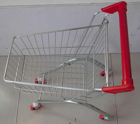 Kids Shopping Carts Supermarket Children Trolley 20L Zinc Plated