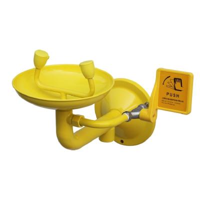 Stainless Steel eyewasher Wall Mounted Eyewash Station with ABS coating  round bracket Safety Equipment