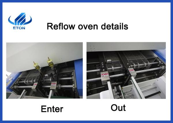 Low Noise 8 Zones Heating Sufficient Hot Air Flow SMT Reflow Oven