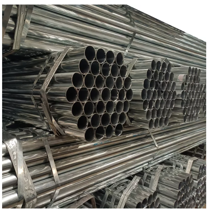 Труба Q235 40-60g/M2 гальванизированная цинком стальная строя горячую окунутую гальванизированную трубу ASTM 0.3-2.2mm GI
