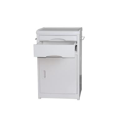 White Full ABS 480*480*750mm Medical Bedside Cabinet