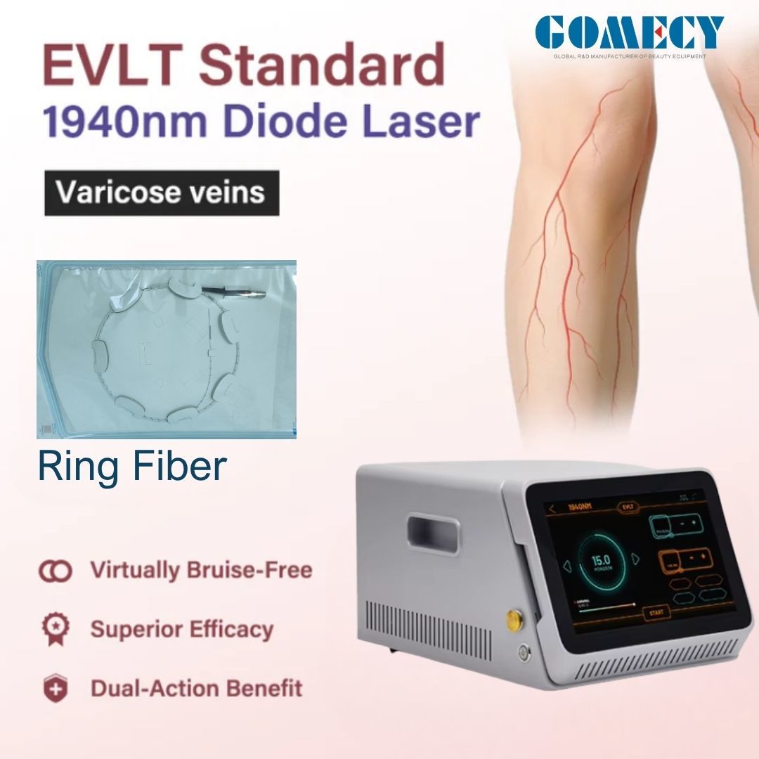 1940nm Diode Vascular Treatment Laser Evlt Redness Spider Veins Removal Painless Surgery Clinic