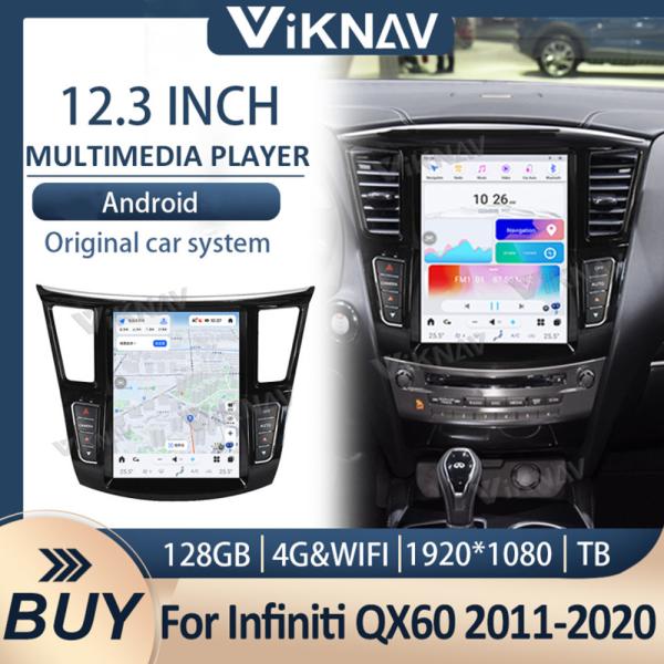 Viknav Car Radio For Infiniti QX60 (2011-2020) 12.3 inchAuto Audio Video WiFi Wireless CarPlay Upgrade Multimedia player