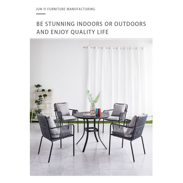 Садовый балкон Раттанный стул прочный и прочный для наружной мебели в курортах