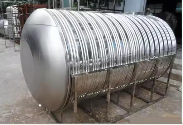 304 316 10000 litros Tanque de água cilíndrico inoxidável Tanque de água portátil de armazenamento SS