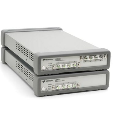 Keysight N7745A Optical Multiport Power Meter with ±2.5% Uncertainty, 1250-1650 nm Wavelength Range, and 240 kHz Bandwidth