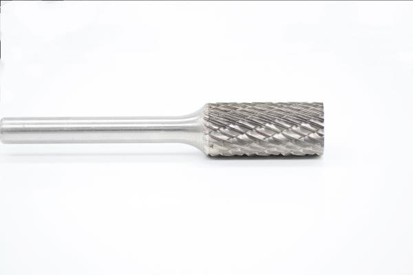 SA-5 Cylinder Without End Cut Burrs For Die Grinder 1/2 X 1 With 1/4 Shank Standard Double Cut