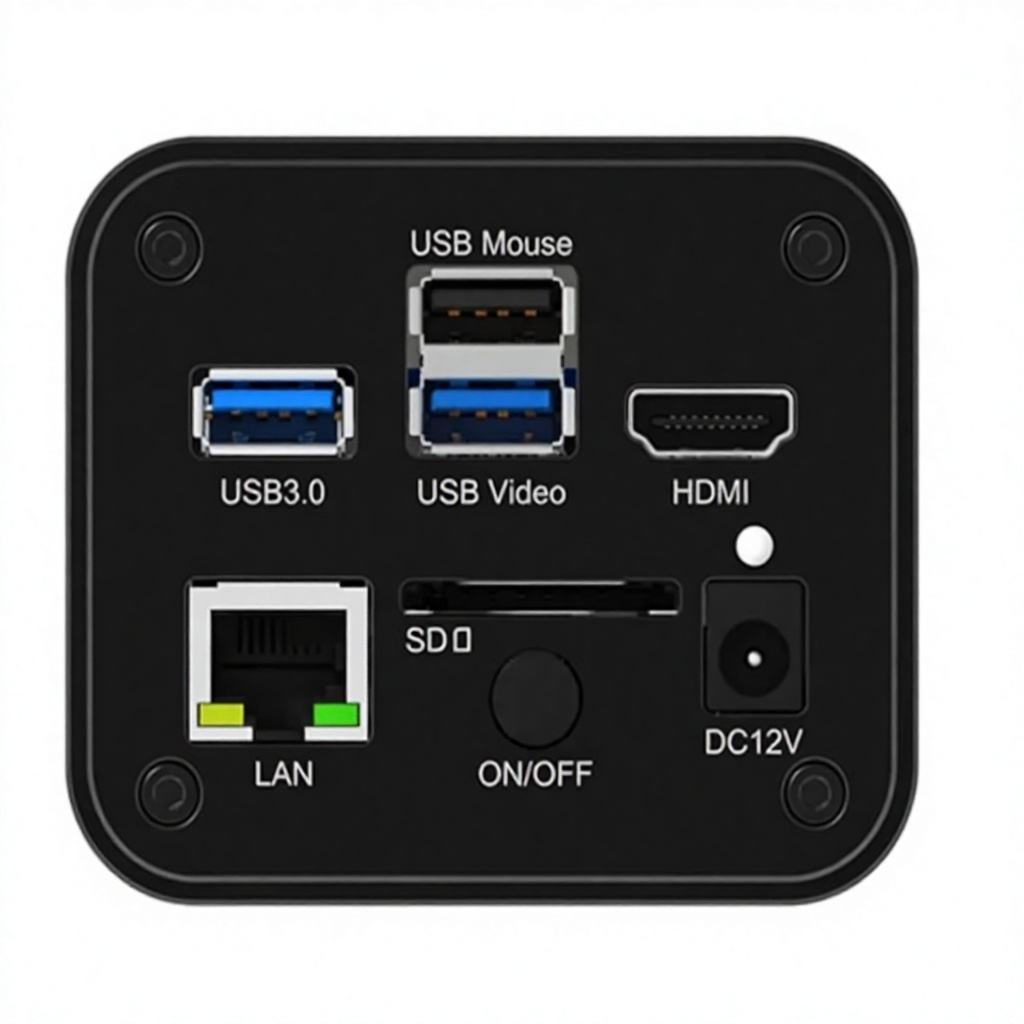 Supplier 4K 60fps Microscope Camera 5G WiFi Wireless Voice Control for Telemedicine Research CE MSS-C-TP4K8MPA
