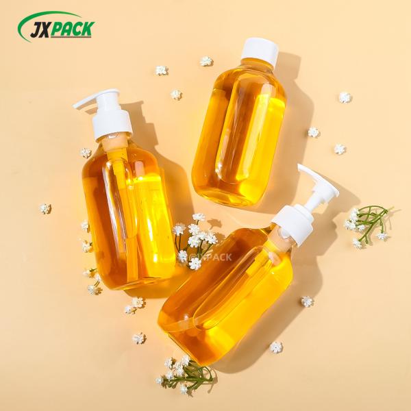 200ml 300ml 500ml Plastic Shampoo Bottles / Empty Shampoo And Conditioner Bottles
