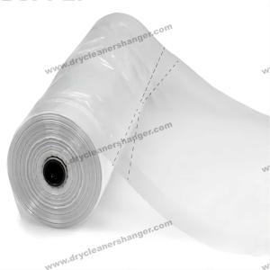 Transparent Perforated Poly Tubing Roll for Laundromats Customized plastic bag