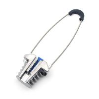Meta caso Figura 8 Grampos de tensão de cabo óptico para 5-6,8 mm de diâmetro