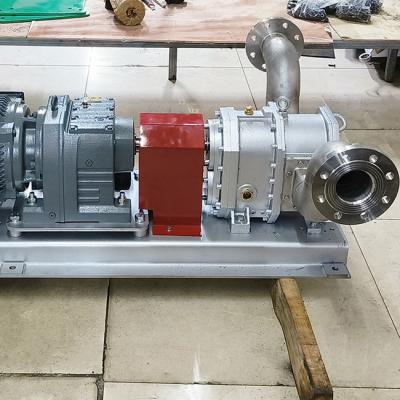 Tri Lobe Rotors Industrial Lobe Pump para rotores SS316 de alta viscosidade