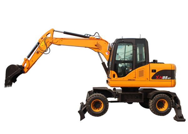 8 Ton 0.3m3 Bucket Wheel Excavator , Long Reach Ground Digger Machine