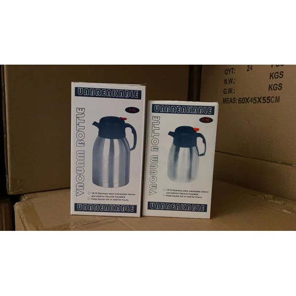Stainless Vacuum Water Bottle Compact Whistling Tea Coffee Kettle with Classic Design