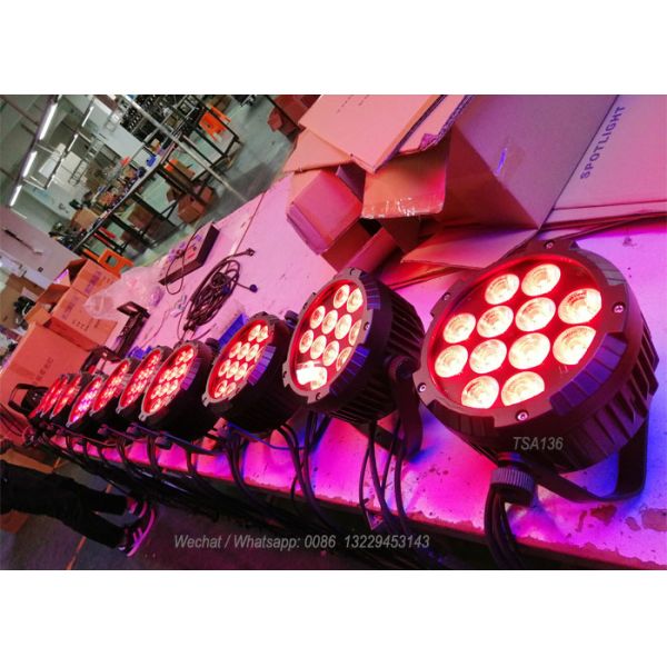 IP65 4 /5/6 in one Outdoor Waterproof Led Flat Par Lamps 12 Leds Outdoor Use TSA136
