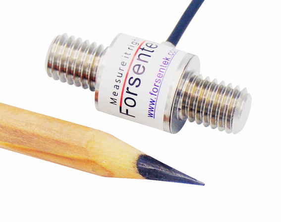 Miniature In-line Load Cell 2kN 3kN 5kN Tension Compression Force Sensor With M8 Screw