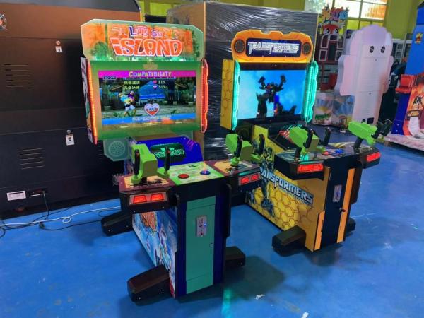 Let's Go Island Small Arcade Game Machine Gun Shooting Game Machine