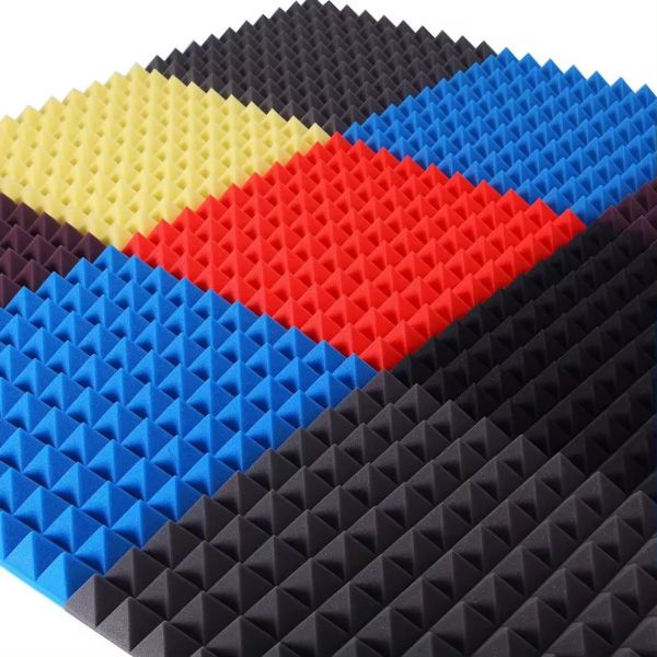 White and Black Soundproof Polyester Fiber Acoustic Panel for Office Sound Absorption