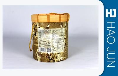 Fancy Logo Printed Cardboard Tubes With PP Ropes , Eco - Friendly