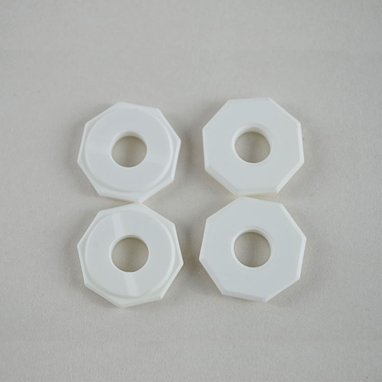Corrosion Resistant Alumina Ceramic Parts 95 Alumina Ceramic Gasket Electrical Insulation