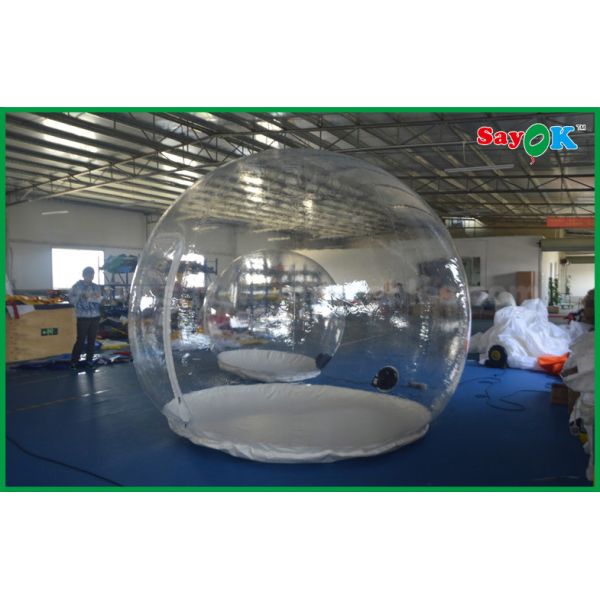 Clear Inflatable Tent Pvc Tarpaulin Lawn Party Tent Inflatable Car Cover Logo Printing