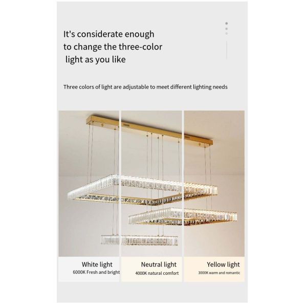JYLIGHTING Modern Luxury Living Room Large Led K9 Crystal American Design Nordic Dining Room Living Room Chandeliers Crystal Pendant Light