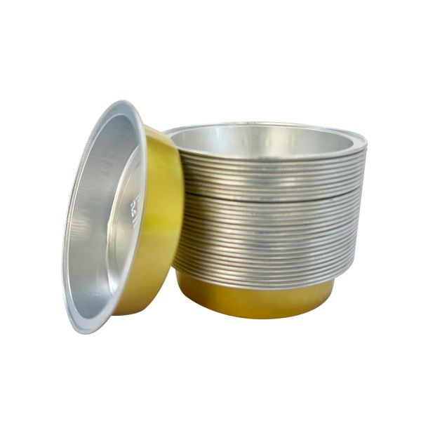 Процесс формования целлюлозы одноразовые десертные чашки алюминиевые пекарни для золотых десертов
